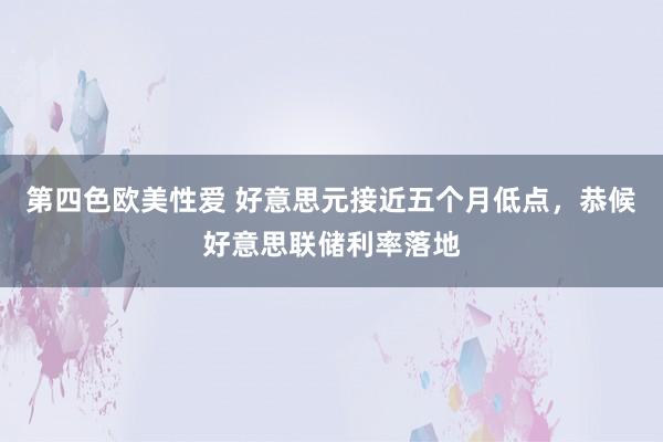 第四色欧美性爱 好意思元接近五个月低点,恭候好意思联储利率落地